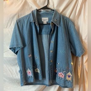 Christopher & Banks Denim Top